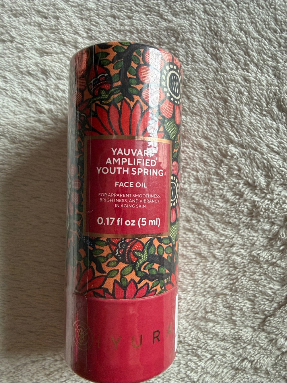 adidas Red and Green Floral Face Oil Stick